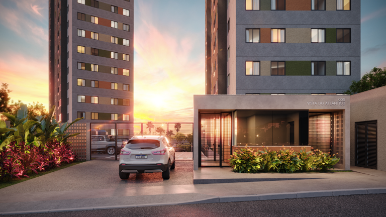 Apartamento Vista do Atlântico Salvador – 2 Quartos em Pituaçu